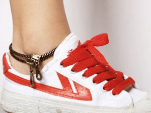 Zipper Fashion Statement Anklet (Ankle Bracelet)