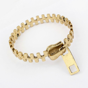 Zipper Fashion Statement Bracelet