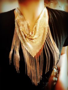 Weaved Bib Weaved and Tassel Statement Necklace