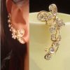 Butterfly and Blossom Wrapping Ear Single Cuff