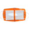 Colorful Transparent Face Mask Carry Purse-Orange