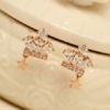 Crown and Star Rhinestone Earrings