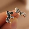 Cute Little Zebra Earrings