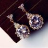 Dangling Princess's Jewel Rhinestone Earrings