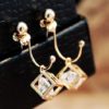 Dazzling Cubic Rhinestone Earrings