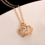 Diamond Crown Rhinestone Necklace