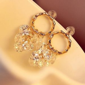 Diamond Grapes Earrings