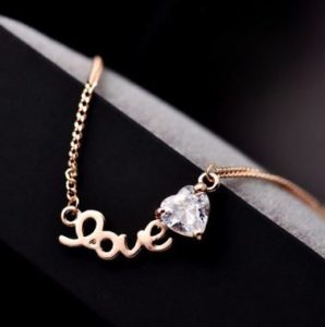 Diamond Love Heart Necklace