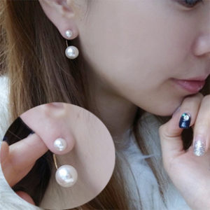 Double Pearls Wrapping Ear Cuffs