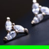 Trinity Diamond Glamour Earrings