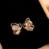 Butterfly Lovers Rhinestone Earrings