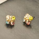 Sparkly Gift in Style Rhinestone Earrings