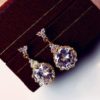Dangling Princess's Jewel Rhinestone Earrings