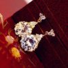 Princess's Jewel Rhinestone Earrings