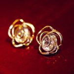 Diamond Rose Fashion Earrings