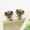 Elephant Vintage Fashion Earrings (Antique Bronze)