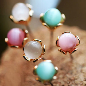 Fashion Color Balls Earrings (Set of 6 pcs)