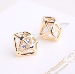 Fashion Diamond Statement Earrings