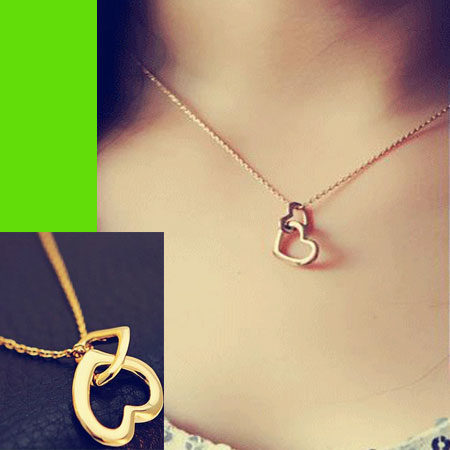 Heart Locked in Heart Fashion Necklace