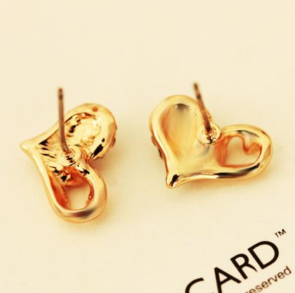 Heart Sparkle with Rhinestone Earrings