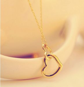 Heart in Heart Fashion Necklace