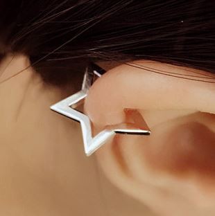 3D Hollow Star Statement Ear Cuffs (No Piercing Needed)
