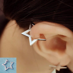 3D Hollow Star Statement Ear Cuffs (No Piercing Needed)
