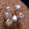 Little Diamond Heart Rhinestone Earrings ( Set Of 2 Pcs)