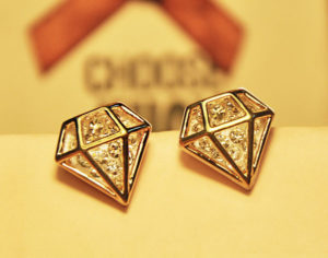 Love Diamond Fashion Earrings