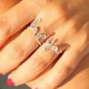 Love You Statement Ring Set