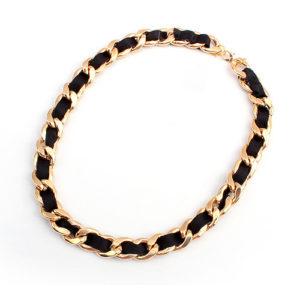 Gold and Black Charming Fashion Necklace