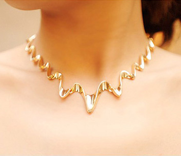 Ripple Effect Collar Necklace