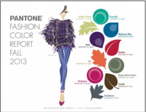Pantone Fashion Color Fall 2013