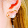 Pearl and Heart Wrapping Ear Cuffs (Reversible)