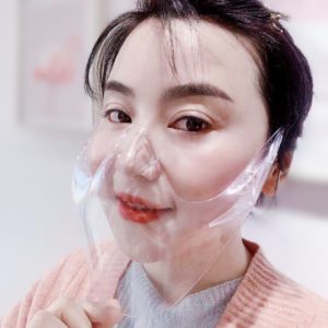 Premium Transparent Face Mask (Super Breathable,Long Coverage)