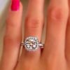 Princess's Jewel with Full Rhinestone Statement Ring