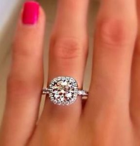 Princess's Jewel with Full Rhinestone Statement Ring