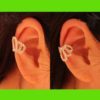 Princess's Tiara Rhinestone Ear Cuff (Single, No Piercing)