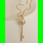 Royal Pearl Fashion Key Necklace