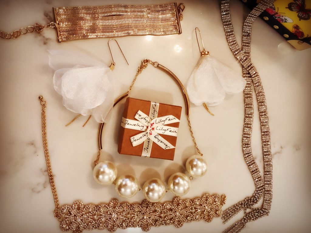 Rhinestone and Star Tassel Open Choker LilyFair Jewelry