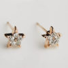 Star Flower Rhinestone Earrings