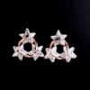 Star Trinity Rhinestone Earrings