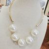 Morden Pearls Statement Necklace