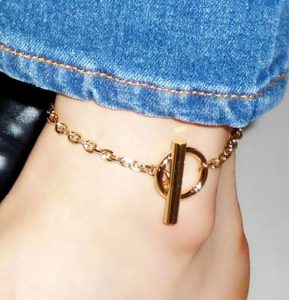 Straight Love Anklet (Ankle Bracelet)