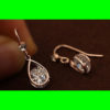 Wrapped Diamond Rhinestone Earrings