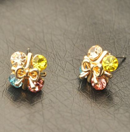 Wrapping In Style Rhinestone Earrings
